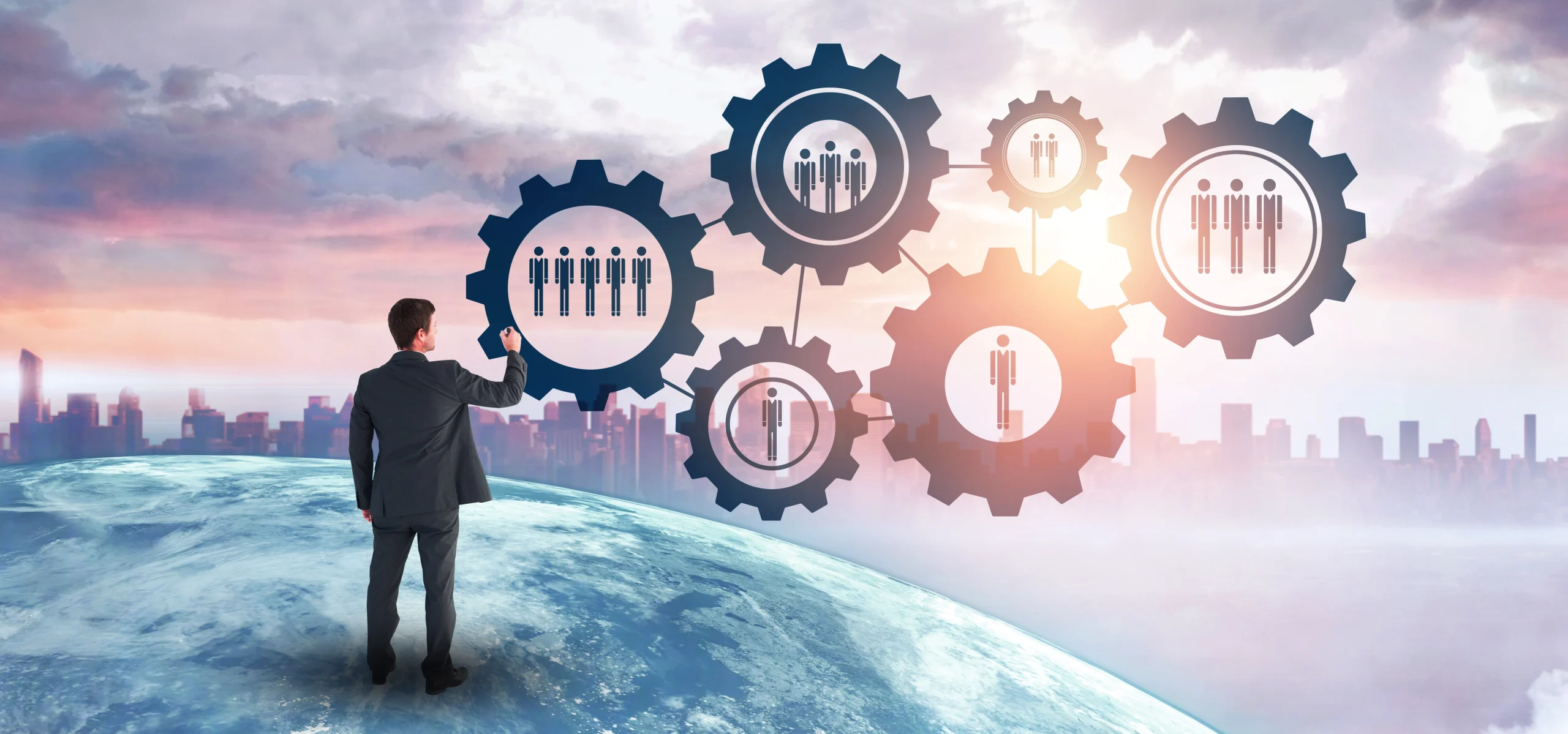 composite-image-business-man-writing-with-chalk